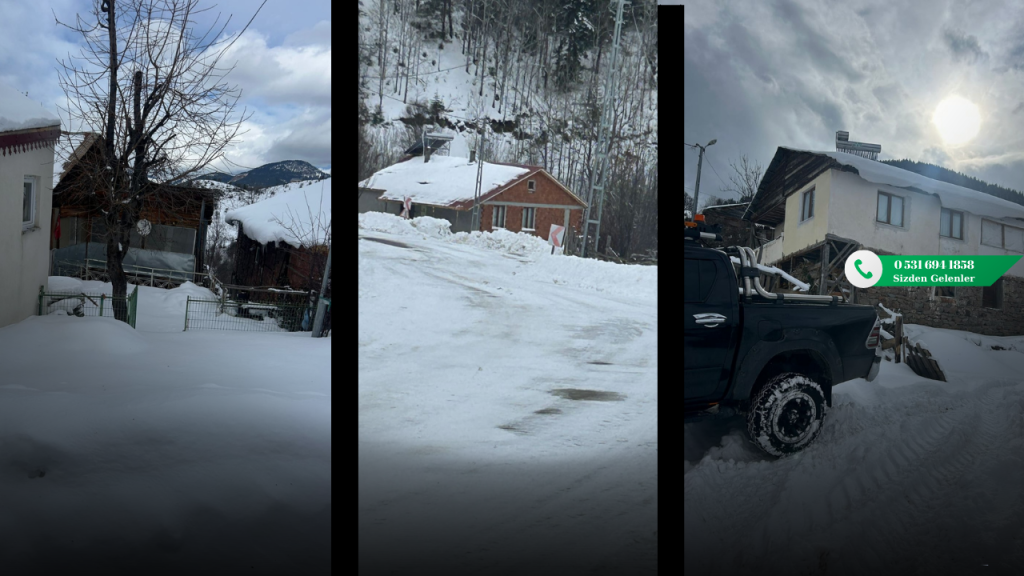 Sivas’ta kar yağışı ulaşımı olumsuz etkiledi