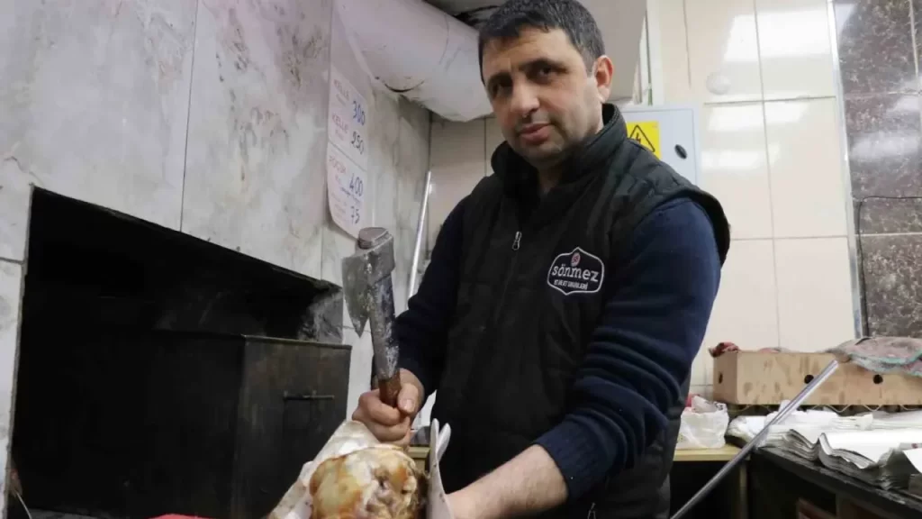 Sivas’ta Kelle Yemeği Kış Aylarının Vazgeçilmezi