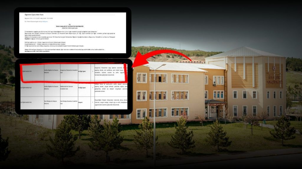 Sivas’ta Öğretim Üyesi Alımında Yeni Kriterler Gündemde