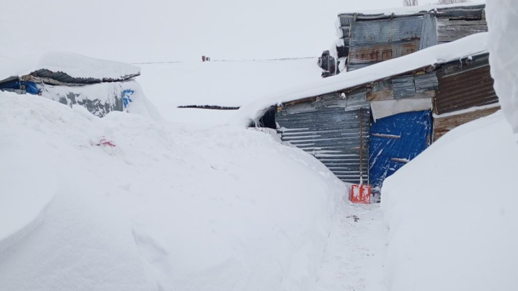 Sivas’ta Yoğun Kar Yağışı Kırsal Hayatı Olumsuz Etkiledi