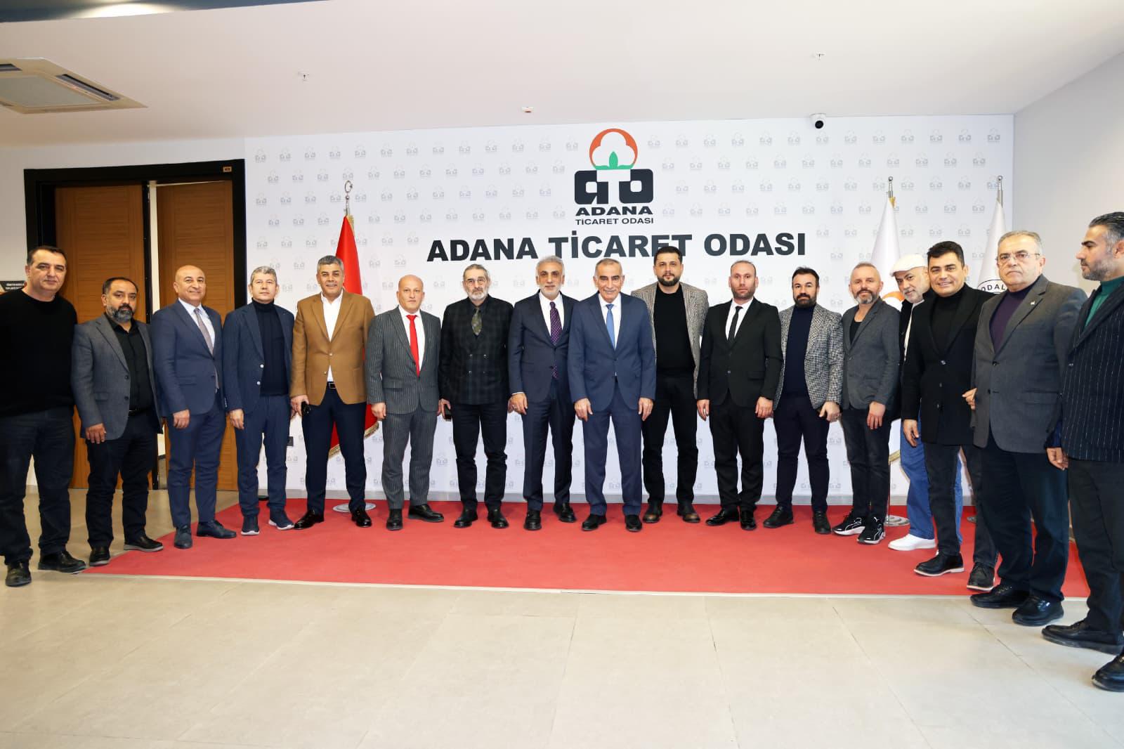 RATEM Başkanı ve Heyet Adana Ticaret Odası’nda
