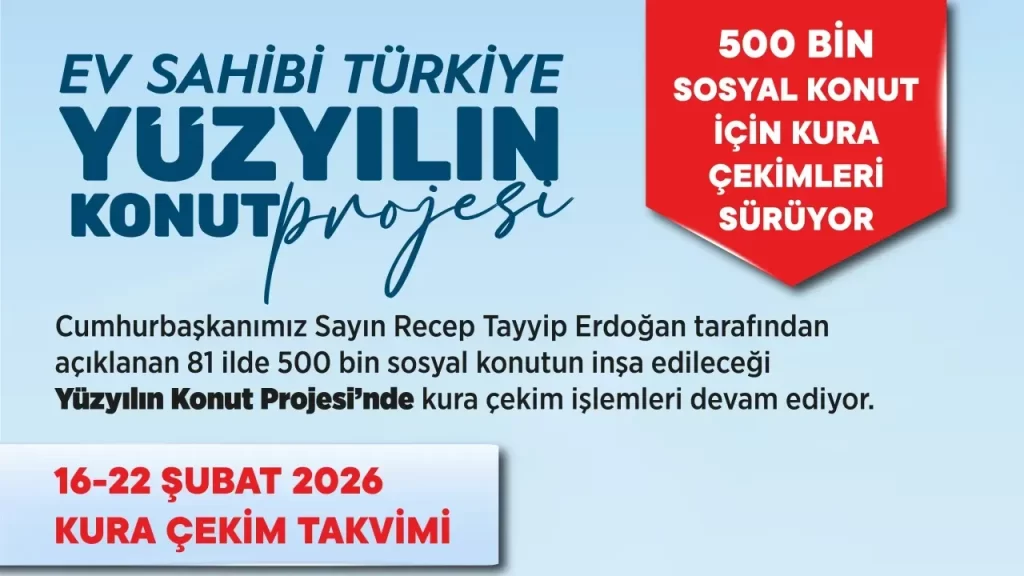 58 ilde 213 bin 451 konutun kura törenleri tamamlandı