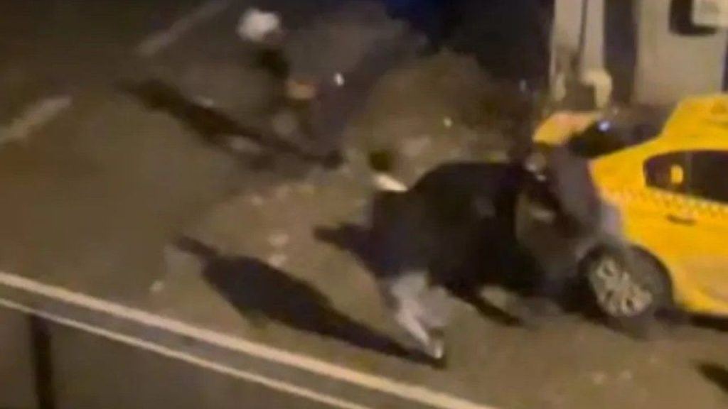 Gece Yarısı Hırsızlık Girişimi: Kapüşonlu Şüpheli Taksi Durağında Kaçışıyla İz Bıraktı