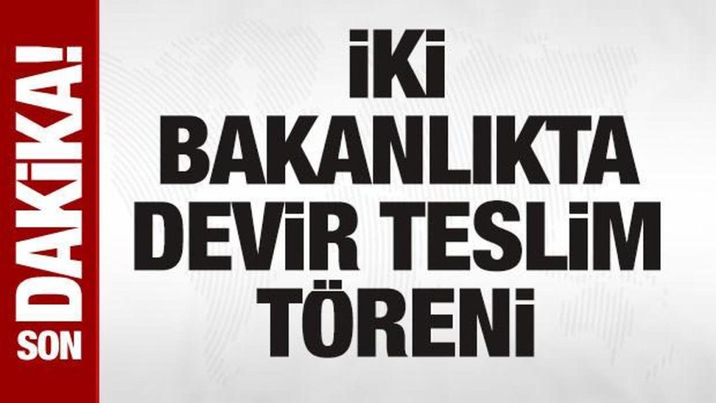 İçişleri ve Adalet Bakanlığı’nda Devir Teslim Töreni: Yeni Dönemin Başlangıcı