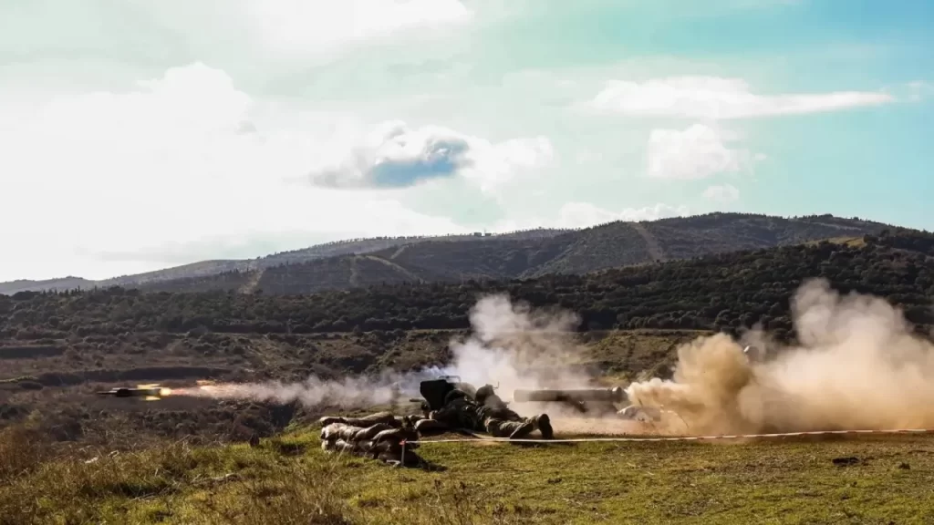 Kazanağzı’nda Tanksavar-ZMA atışlarıyla tatbikat tamamlandı