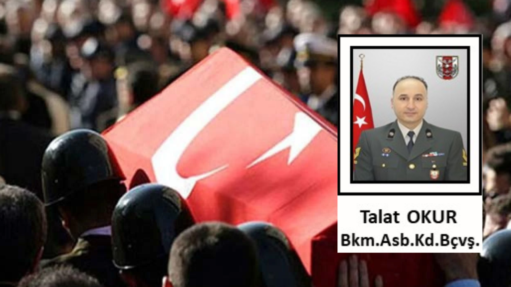 Şehit Talat Okur için Milli Savunma Bakanlığı’ndan taziye mesajı