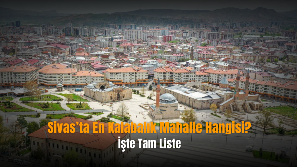 Sivas Merkezdeki Nüfus Dağılımı Şaşırtıcı Rakamlara Yansıdı