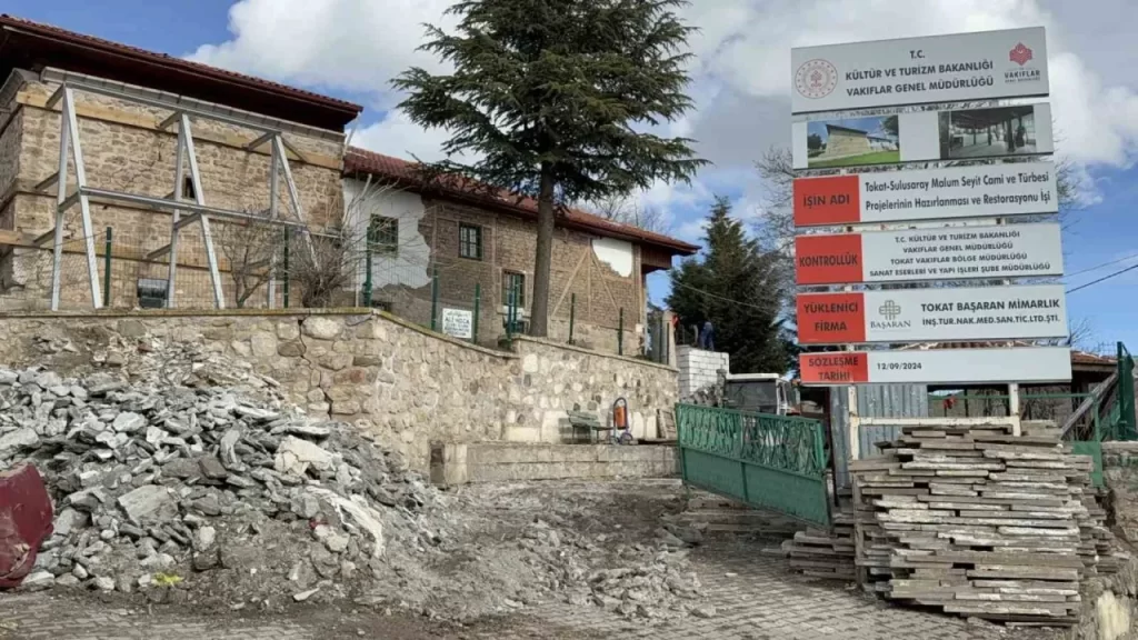 Tokat Sulusaray’daki Malum Seyit Tekke Camii yeniden inşa ve güçlendirmeyle ihya edilecek