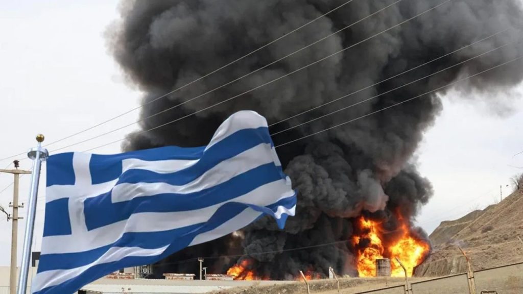 Trikala’daki gıda fabrikasında yangın: Kayıp ve can kaybı kaygısı