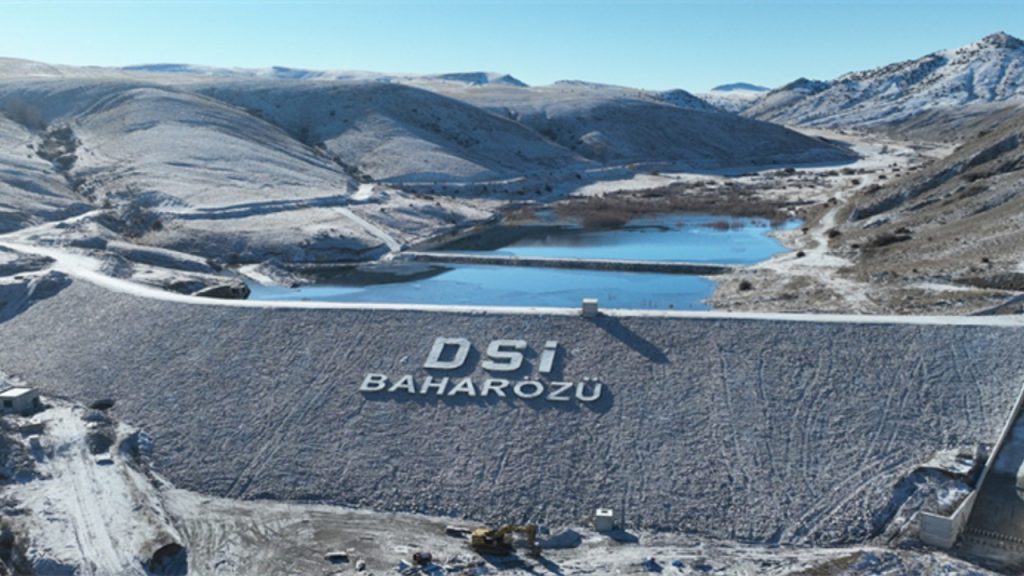Ulaş Baharözü Barajı 160 milyon yatırım ile su tuttu