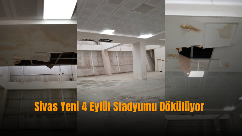 4 Eylül Stadyumu iç mekanlarındaki çatlaklar gündeme geldi
