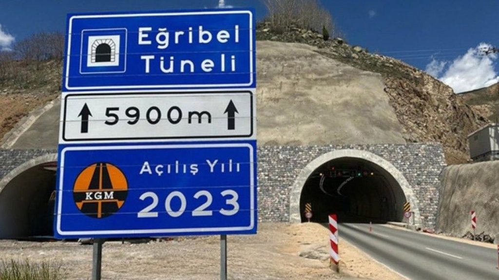 Eğribel Tüneli bölge ulaşımında kritik rol oynuyor