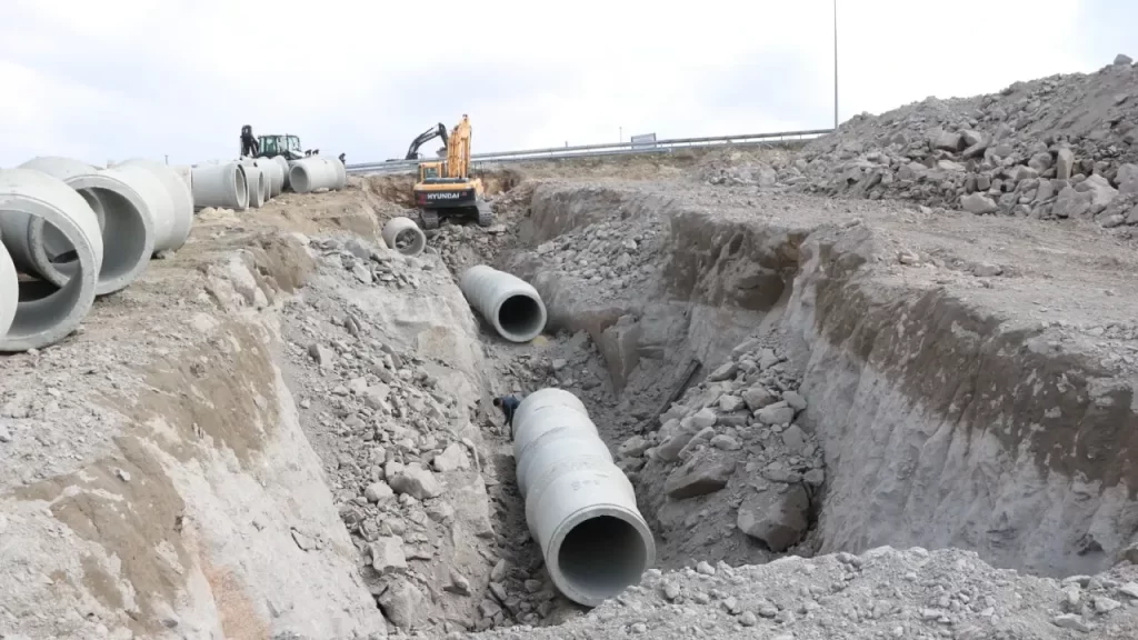 Engir Gölü için 40–5 km hatla yağmur suyu deşarjı planı