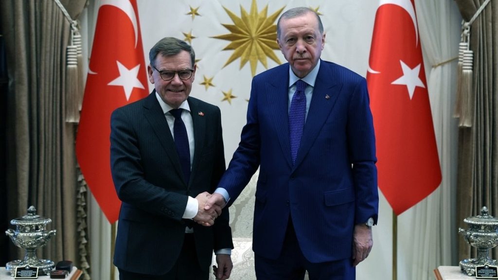 Erdoğan, Alman Dışişleri Bakanıyla Beştepe’de Görüştü