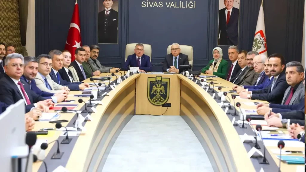 Sivas’ta Yatırım ve Proje Değerlendirme Toplantısı Gerçekleşti