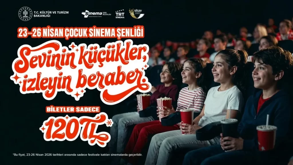 23 Nisan’da sinema salonlarında özel uygulama: biletler sabit ücretle
