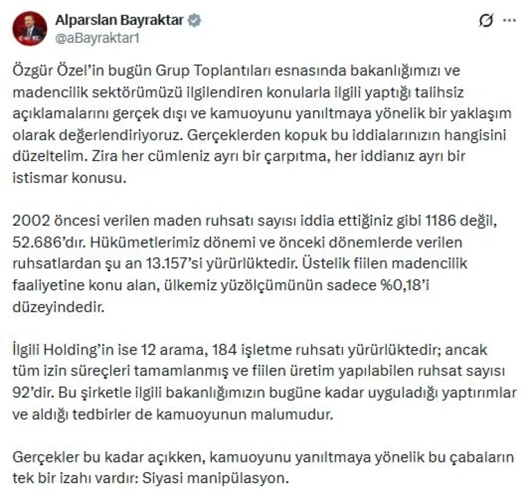 Bakanlıktan Özel iddialarına cevap: Ruhsat sayıları ve tedbirler netleşti