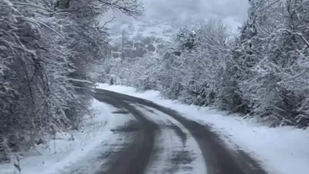 Gerede’de Kar Zamanı: Yüksek Kesimler Beyaz Örtüyle Kaplandı
