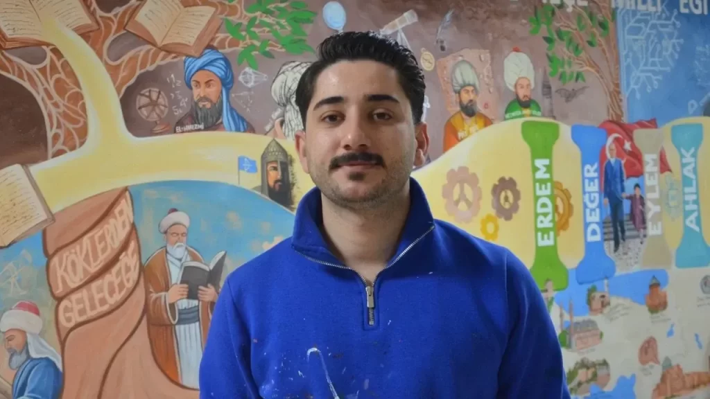 İnegöl’de Görsel Sanatlar Öğretmeniyle Tarih Dersleri Resimde Canlandı