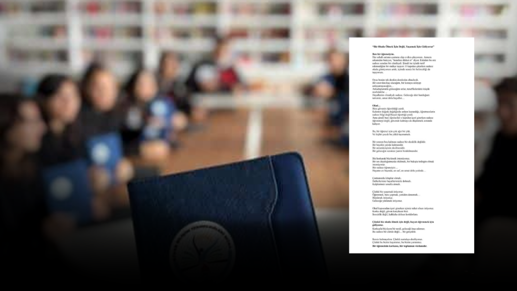 Okula Dönüş Umudu ve Güven Özlemi: Gençlerin Kaleminden Hayata Dair