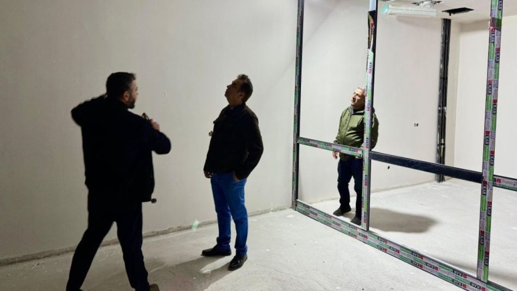 Rektörler, hastane incelemesinde proje durumunu değerlendirdi