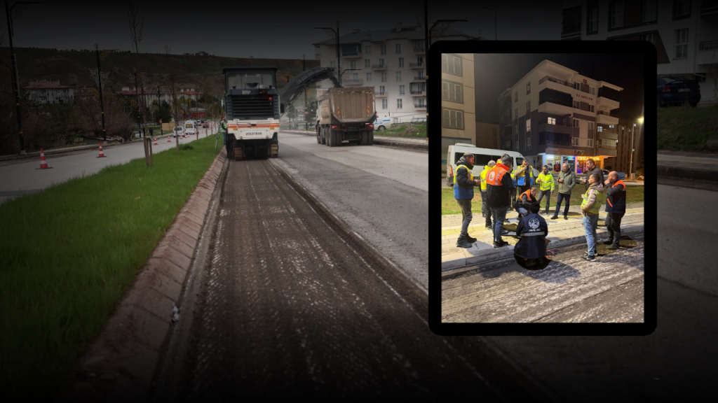 Sivas’ta asfalt yenileme hız kazandı