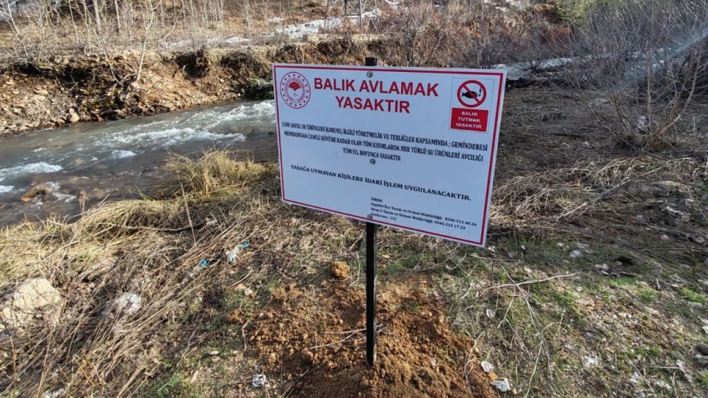 Su ürünleri yasağı: Geminderesi’nden Camili Köyü’ne kadar tüm su yollarında av yasağı uygulanıyor