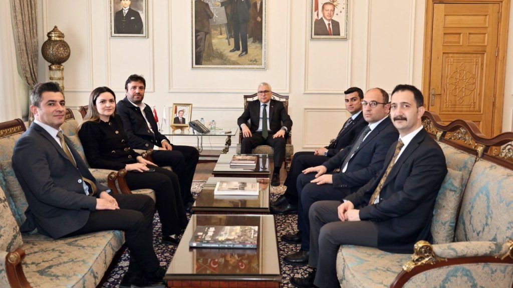 TÜBİTAK heyeti Sivas’ta Nuri Demirağ Havacılık Merkezi yolunu görüştü