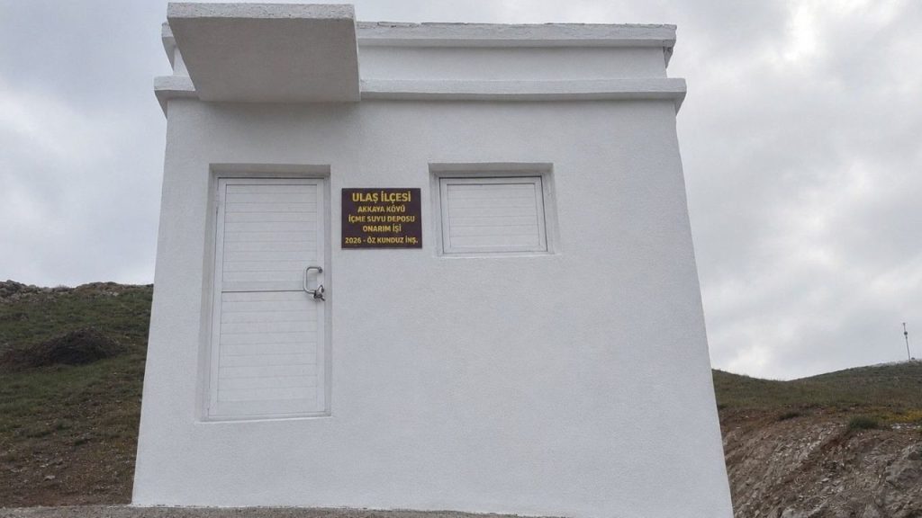 Akkaya İçme Suyu Deposu Bakımı Tamamlandı