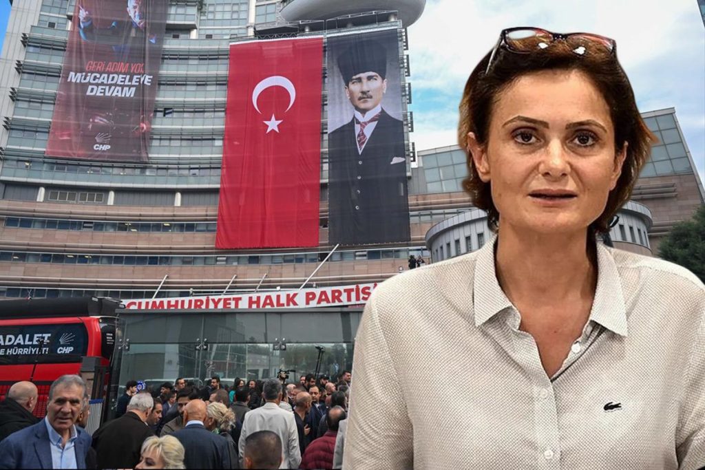 CHP Genel Merkezi Önünde Gergin Sa