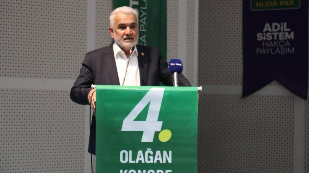 HÜDA PAR Lideri Yapıcıoğlu Pendik Kongresi ile sahada güçleniyoruz vurgusu
