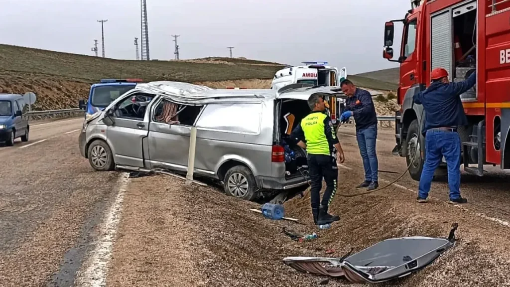Otobüs Kazasında 1 Ölü, 8 Yaralı Sayısı Netleşti