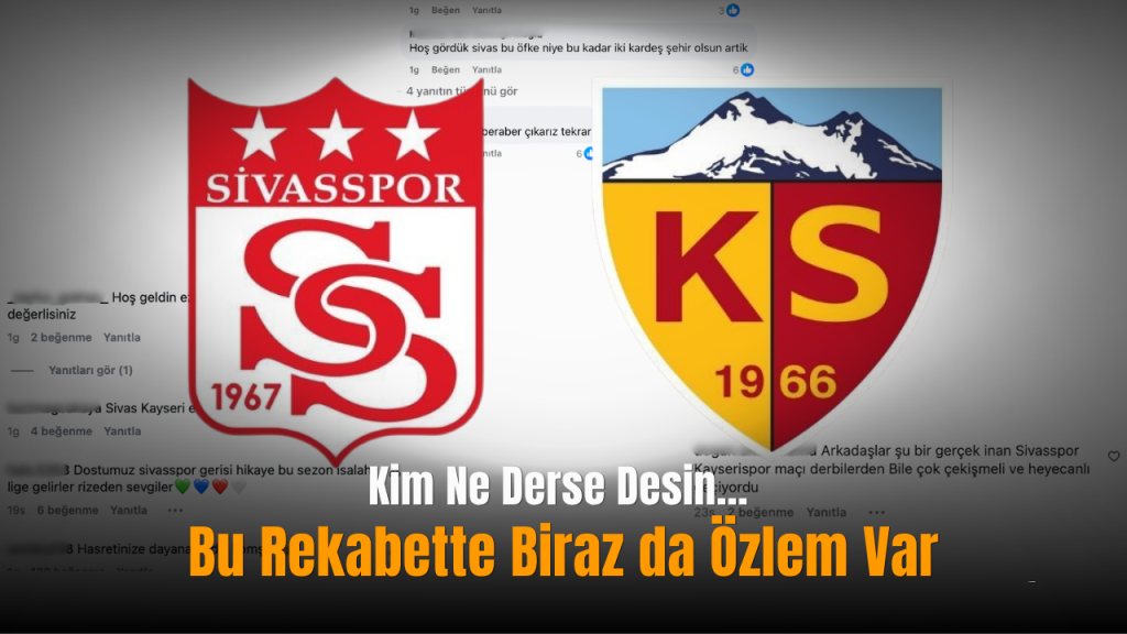 Sivasspor-Kayserispor rekabeti sosyal medyada sürüyor: taraftarlar iki şehir için birleşiyor