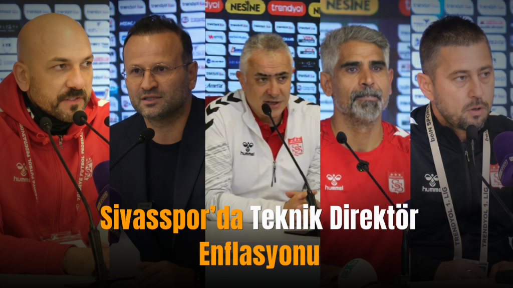 Sivasspor’un teknik kadrosunda sezon boyu 5 isimli hareketli süreç