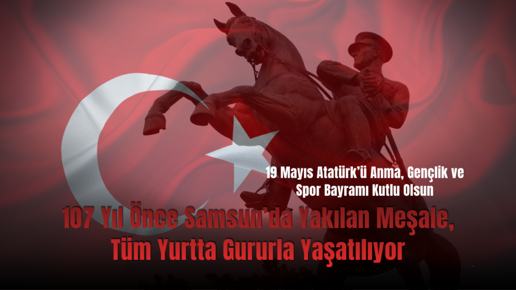 Sivas’ta 19 Mayıs coşkusu Vali Şimşek ve Başkan Uzun mesajlarıyla kutlandı
