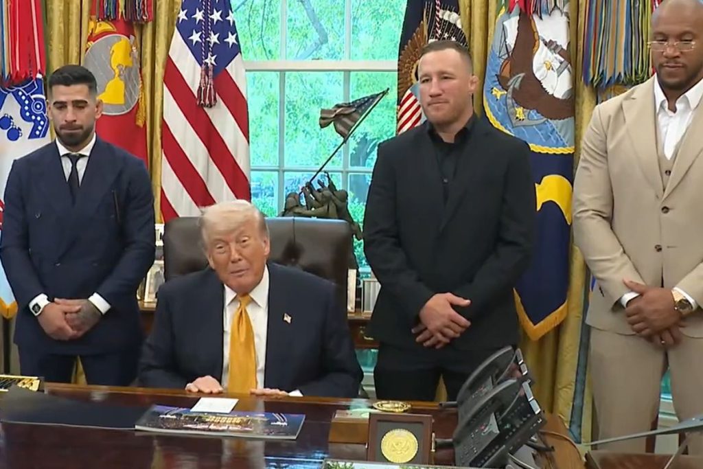Trump’ın UFC Freedom 250 için Beyaz Saray’da sürpriz buluşması