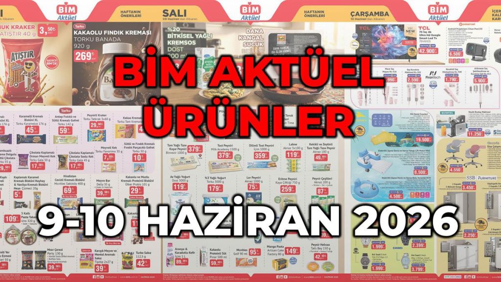 BİM’de 9-10 Haziran Kampanyasıyla Teknoloji ve Ev Ürünleri Zenginleşti