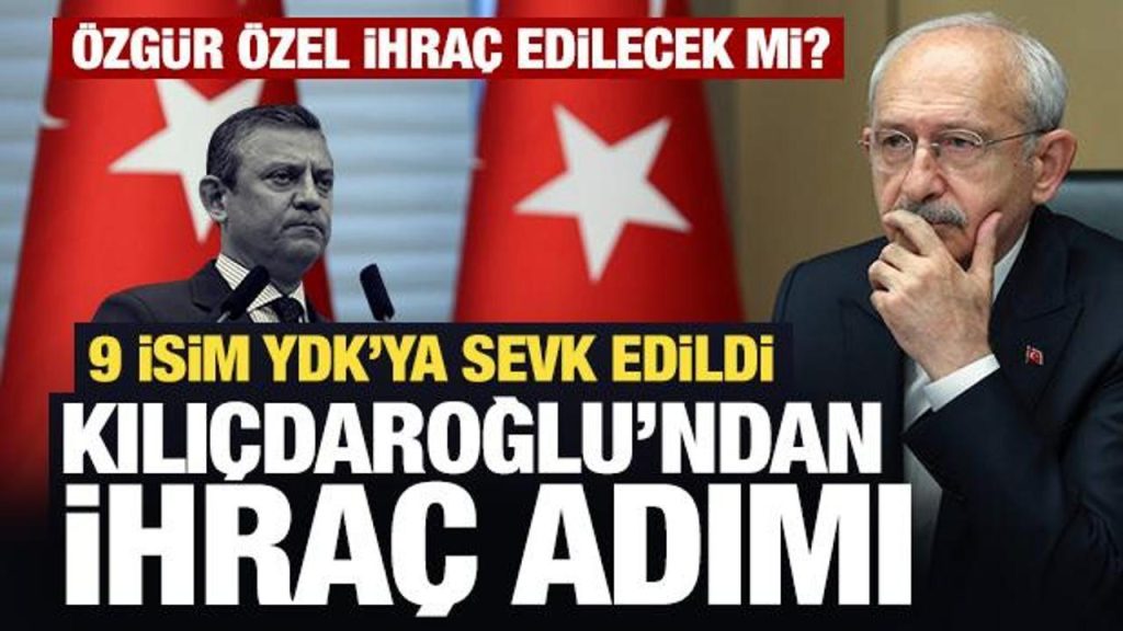 CHP MYK Toplantısı Sonuçları: Disiplin Sevkleri ve İhraç Süreci