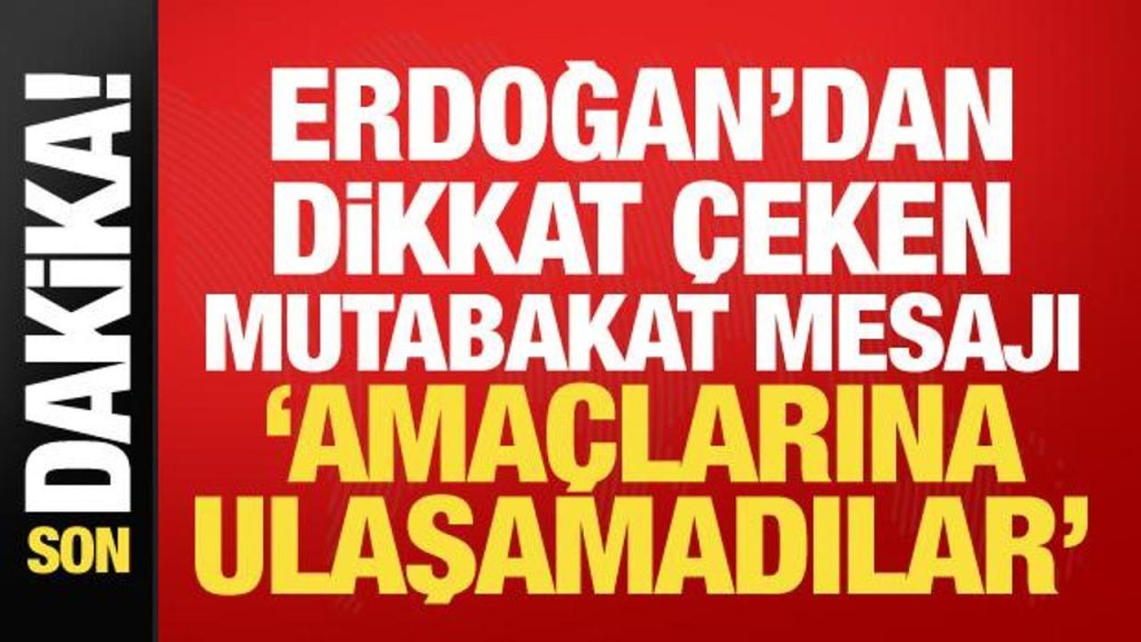 Erdoğan liderliğinde Kabine toplantısı sonrası açıklama ve kriz yönetimi vurgusu