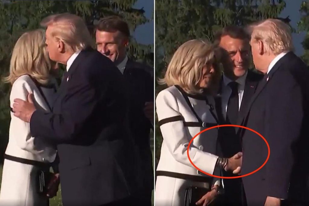G7 Zirvesi: Trump’la Brigitte Macron Tokalaşması Gündemde