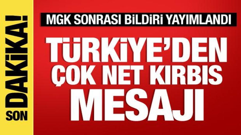 Milli Güvenlik Zirvesi sonrası açıklama: bölgesel istikrar ve güvenlik mesajları