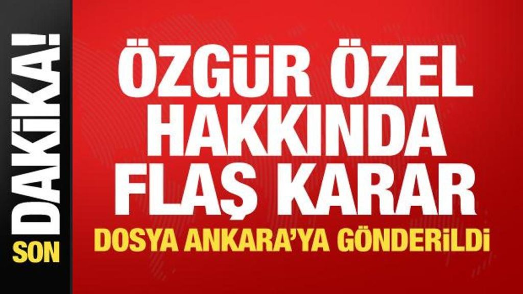 Rüşvet ve Kurultay iddialarıyla fezleke dosyası Ankara’ya devredildi