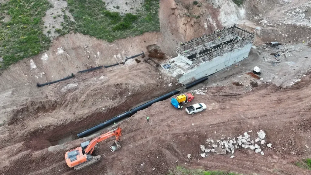 Sivas İçme Suyu İçin Koç Regülatörü Hattı Yüzde 62 Tamamlandı
