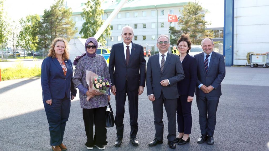 TBMM Başkanı Kürtulmuş, İsveç’te resmi temaslarda bulundu