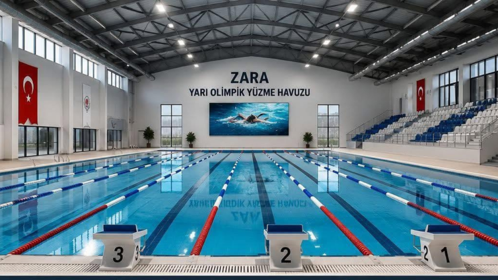 Zara’ya Yarı Olimpik Yüzme Havuzu İçin Yeni Proje Hayata Geçiriliyor