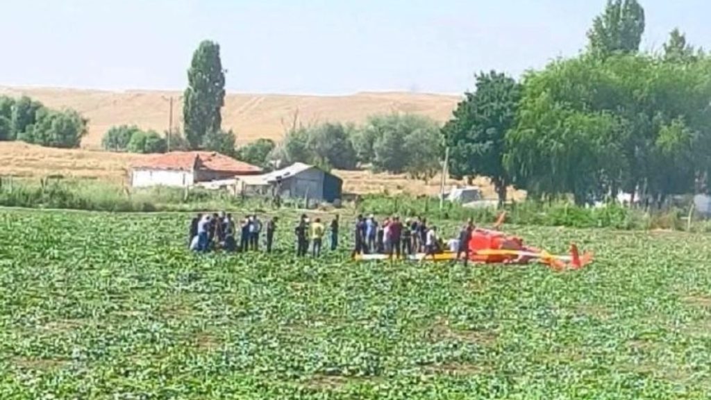 Ankara Sincan’da eğitim helikopteri düştü, iki yaralı