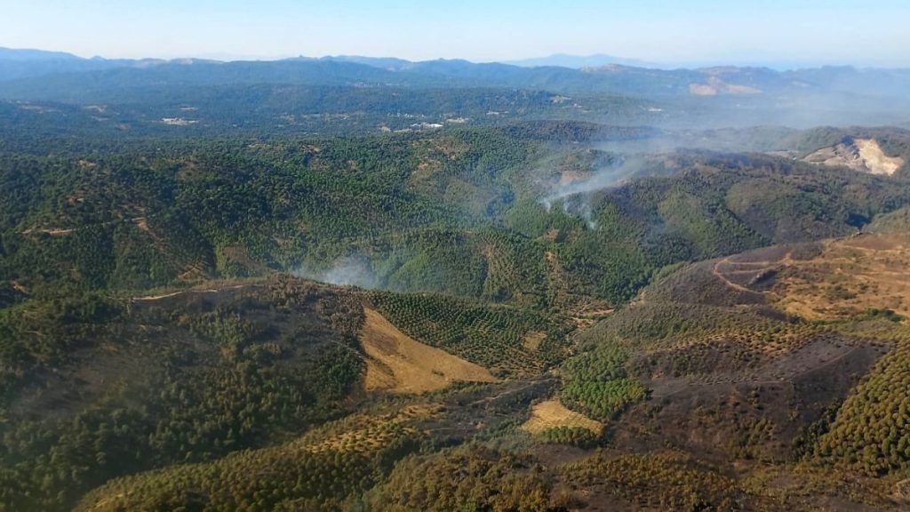 Balıkesir’deki yangına iki kişi tutuklandı