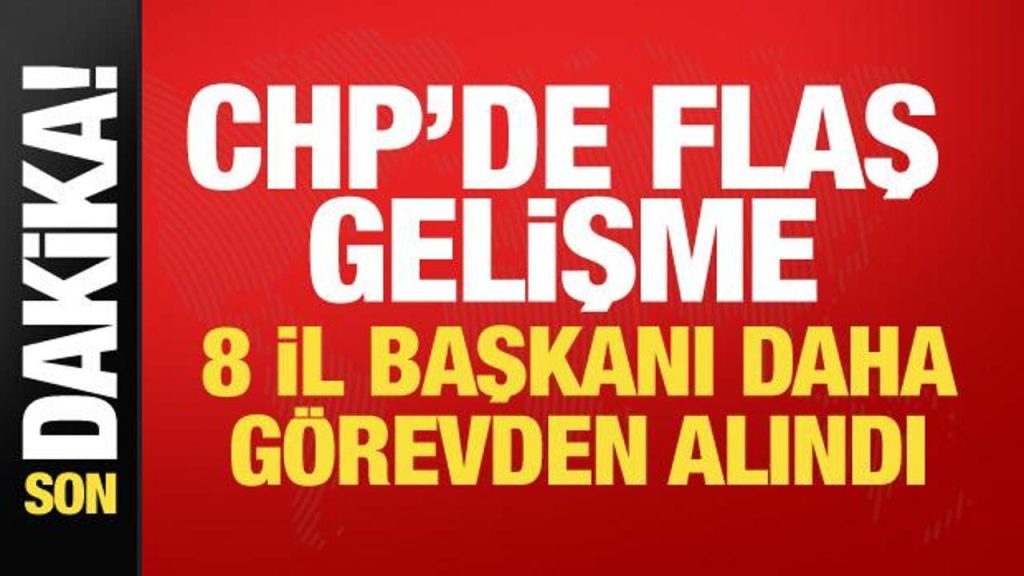 CHP MYK Toplantısında 8 İl Başkanının Görevden Alınması ve Özel Tartışmalar
