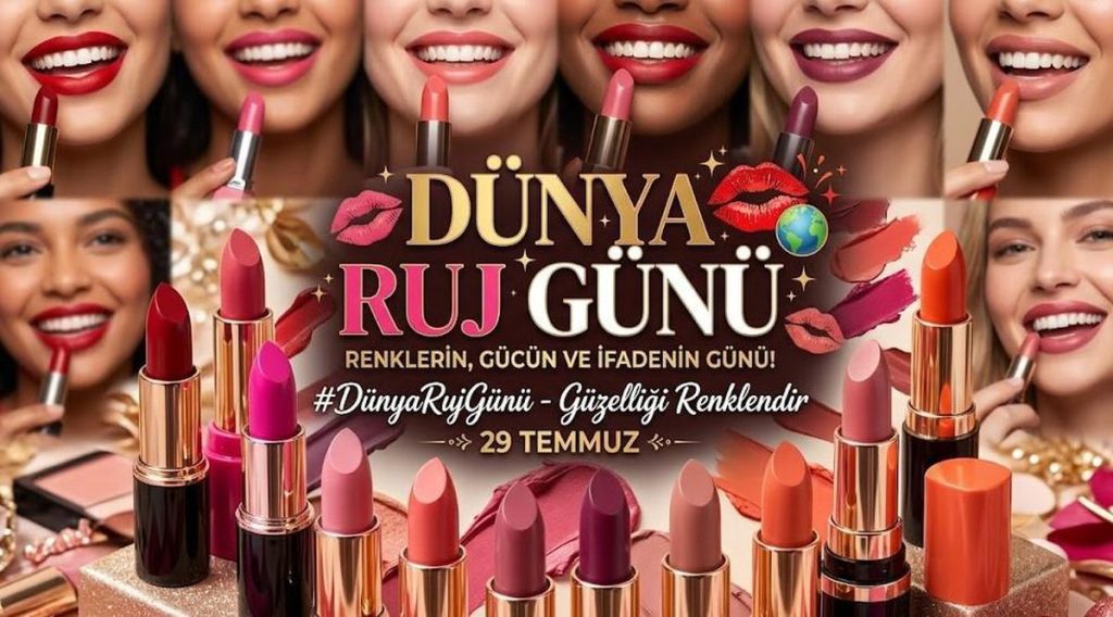 Dünya Ruj Günü: 29 Temmuz’da renkli kutlama ve kampanyalar