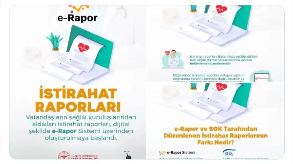e-Rapor Sistemiyle istirahat raporları artık elektronik olarak hızlıca doğrulanıyor